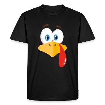 Turkey Thanksgiving Costume - Men's Premium Organic T-Shirt - black - Front - Nico (187cm)