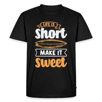 Cool Surfer Disant Idée Cadeau - T-shirt Premium bio Homme - noir - Devant - Nico (187cm)