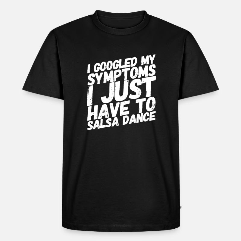 Salsa dance - Salsa dance disant - T-shirt Premium bio Homme - noir