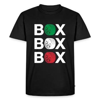 Formula Racing Pit Stop Italy - Men's Premium Organic T-Shirt - black - Front - Nico (187cm)
