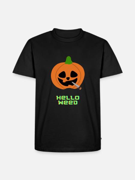 Happy Helloween - Männer Premium Bio T-Shirt - Schwarz