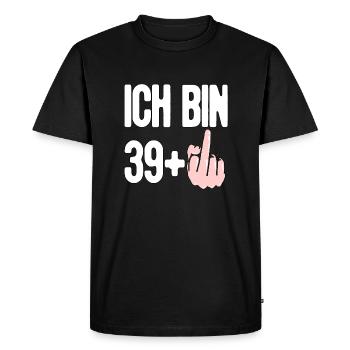 J'ai 40 ans 40 anniversaire 40 ans - T-shirt Premium bio Homme - noir - Devant - Nico (187cm)