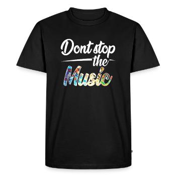 Danseur de musique danseur musicien musicien danseur - T-shirt Premium bio Homme - noir - Devant - Nico (187cm)