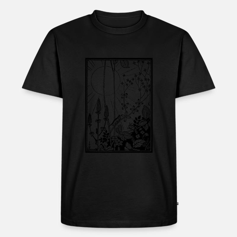 Sonne & Wanzen - Männer Premium Bio T-Shirt - Schwarz