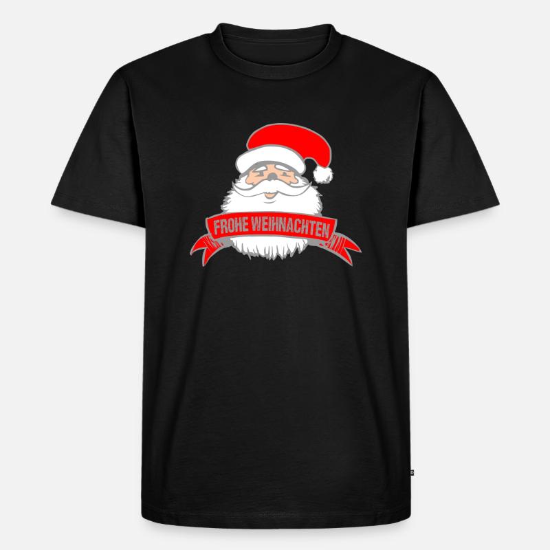 Weihnachten - Männer Premium Bio T-Shirt - Schwarz