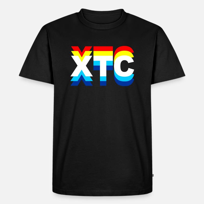 XTC, Ecstasy, Drogen - Männer Premium Bio T-Shirt - Schwarz