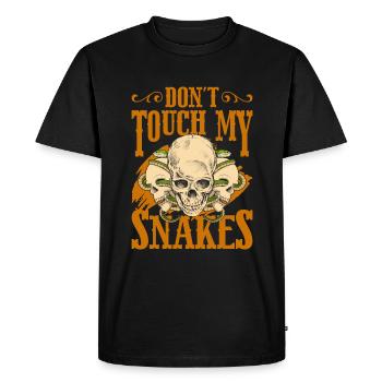 Ne touchez pas seulement l’enfant - T-shirt Premium bio Homme - noir - Devant - Nico (187cm)