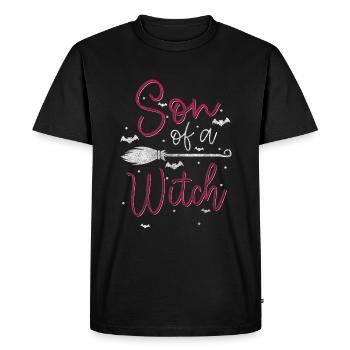 Sorcellerie Wife Halloween Wicca - T-shirt Premium bio Homme - noir - Devant - Nico (187cm)