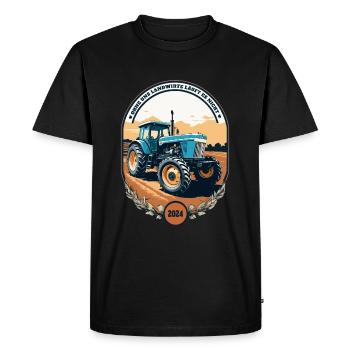 Farmers 2024 - Men's Premium Organic T-Shirt - black - Front - Nico (187cm)