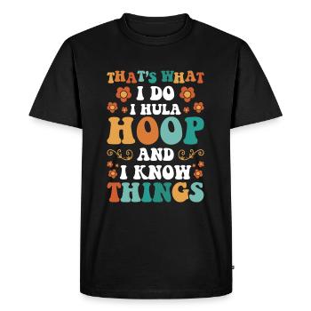 Motivation de l’entraînement physique de Hullern - T-shirt Premium bio Homme - noir - Devant - Nico (187cm)