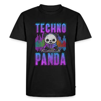 Rave Minimal Jumpstyle - T-shirt Premium bio Homme - noir - Devant - Nico (187cm)
