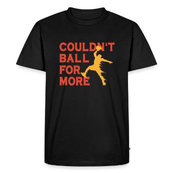 Drôle de dicton de basket-ball - T-shirt Premium bio Homme - noir - Devant - Nico (187cm)