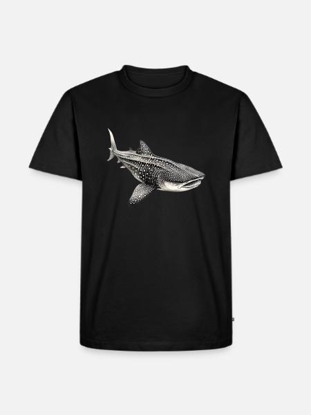 Requin-baleine - T-shirt Premium bio Homme - noir