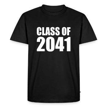 Class of 2041 - T-shirt Premium bio Homme - noir - Devant - Nico (187cm)
