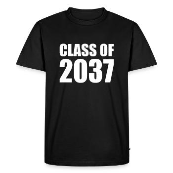 Class of 2037 - T-shirt Premium bio Homme - noir - Devant - Nico (187cm)