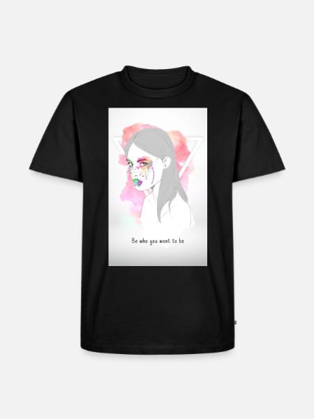 Femmes design d’art - T-shirt Premium bio Homme - noir