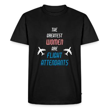 ★ Couleurs de conception modifiables ★ Les plus grandes femmes sont - T-shirt Premium bio Homme - noir - Devant - Nico (187cm)