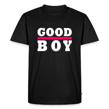 Good boy - T-shirt Premium bio Homme - noir - Devant - Nico (187cm)
