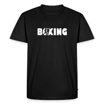 Boxing Boxing Martial Arts King Ring Boxer Rocky - Men's Premium Organic T-Shirt - black - Front - Nico (187cm)