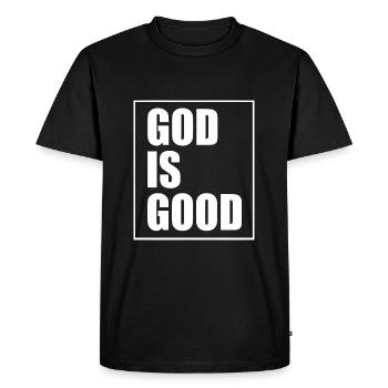 God is good - T-shirt Premium bio Homme - noir - Devant - Nico (187cm)
