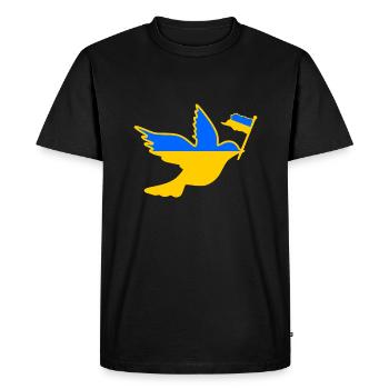 Ukraine - T-shirt Premium bio Homme - noir - Devant - Nico (187cm)