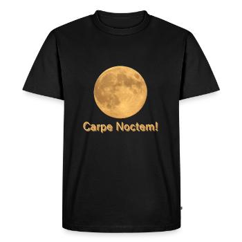 utiliser la nuit latine - T-shirt Premium bio Homme - noir - Devant - Nico (187cm)