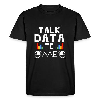 Programmeur informatique Chemise - T-shirt Premium bio Homme - noir - Devant - Nico (187cm)