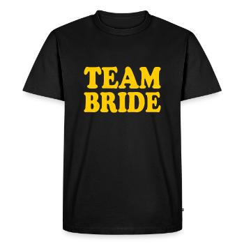 Team bride - T-shirt Premium bio Homme - noir - Devant - Nico (187cm)