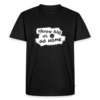 Drôle de dicton de basket-ball - T-shirt Premium bio Homme - noir - Devant - Nico (187cm)
