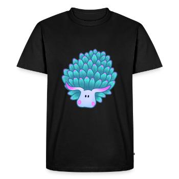 Costasiella kuroshimae sea slug - Men's Premium Organic T-Shirt - black - Front - Nico (187cm)