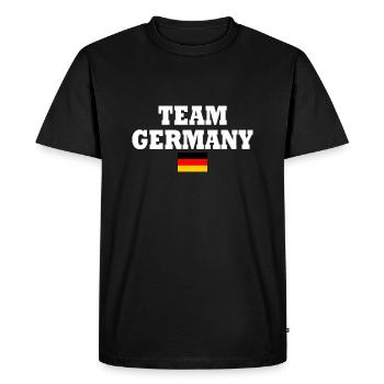 angleterre - T-shirt Premium bio Homme - noir - Devant - Nico (187cm)