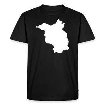 Brandenburg - Men's Premium Organic T-Shirt - black - Front - Nico (187cm)