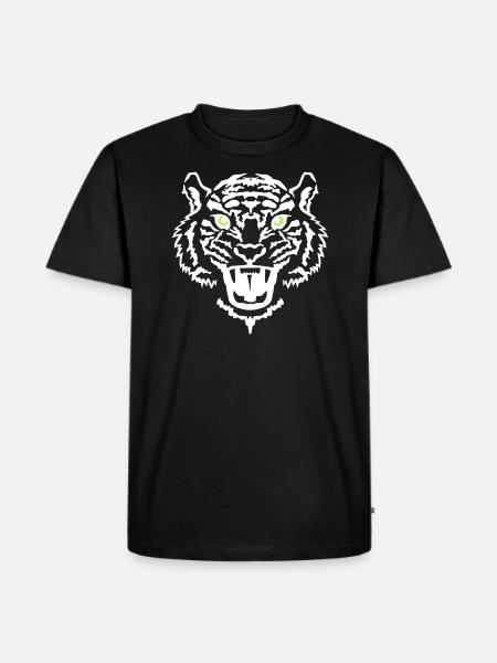 tiger - Men's Premium Organic T-Shirt - black