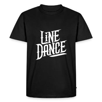 Line Dance Design for Dancers and Dance Group - Men's Premium Organic T-Shirt - black - Front - Nico (187cm)