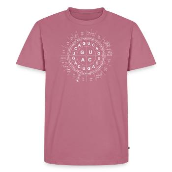 Code-Sonne/Genetik/DNA/DNS/Biologie/Wissenschaft - Männer Premium Bio T-Shirt - Mauve - Vorne - Nico (187cm)