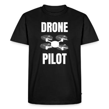 Drone Pilot Drone Pilot Drone - Men's Premium Organic T-Shirt - black - Front - Nico (187cm)