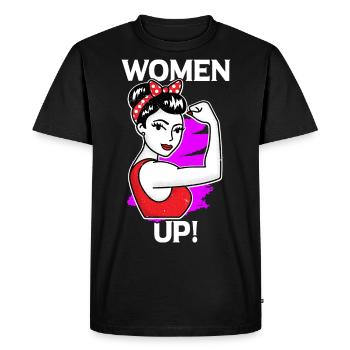 Féministe féministe cadeau feminist - T-shirt Premium bio Homme - noir - Devant - Nico (187cm)