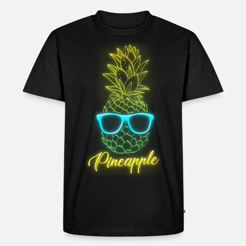 Uv Farbe Dj - Männer Premium Bio T-Shirt - Schwarz