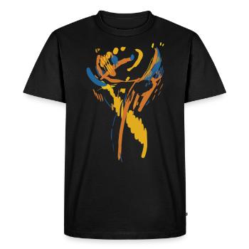 art - T-shirt Premium bio Homme - noir - Devant - Nico (187cm)