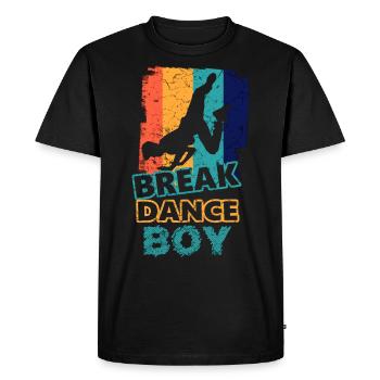 Breakdance Young Breakdancers Dancing - Men's Premium Organic T-Shirt - black - Front - Nico (187cm)