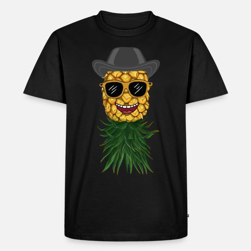 Unknown pineapple - Men's Premium Organic T-Shirt - black