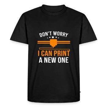 3D Printing Printing Prototype - Men's Premium Organic T-Shirt - black - Front - Nico (187cm)