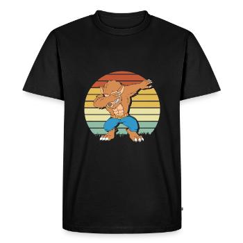 Loup-garou - T-shirt Premium bio Homme - noir - Devant - Nico (187cm)