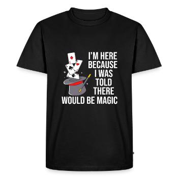 Sorcier - T-shirt Premium bio Homme - noir - Devant - Nico (187cm)