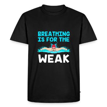 Swimming Swimmers Swimming Pool Swimming Instructors - Men's Premium Organic T-Shirt - black - Front - Nico (187cm)