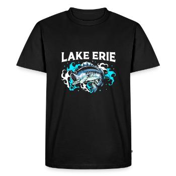 Great Lakes - Men's Premium Organic T-Shirt - black - Front - Nico (187cm)