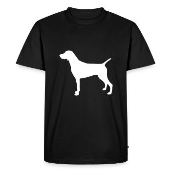 Silhouette allemande à poil court - T-shirt Premium bio Homme - noir - Devant - Nico (187cm)