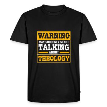 Pasteur - T-shirt Premium bio Homme - noir - Devant - Nico (187cm)