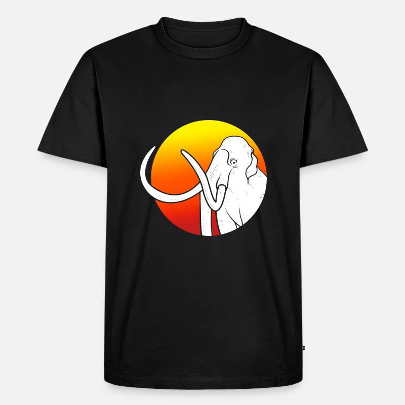 Mammut - Männer Premium Bio T-Shirt - Schwarz