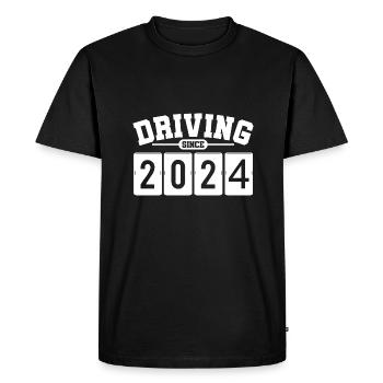 Driver's License 2024 Driving Test Driving Test - Men's Premium Organic T-Shirt - black - Front - Nico (187cm)
